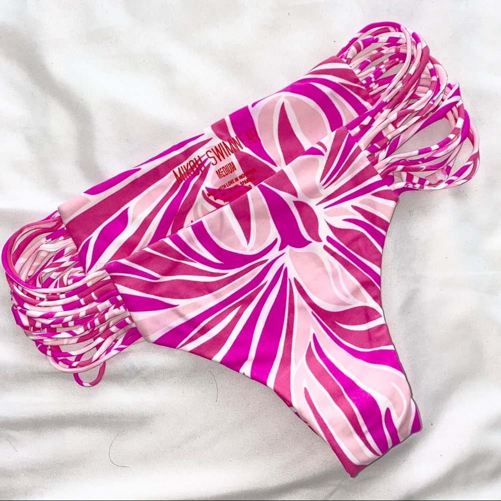 Mikoh Swimwear Strap Bikini Bottom